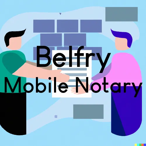 Traveling Notary in Belfry, MT