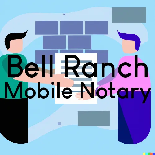 Bell Ranch, NM Traveling Notary, “Munford Smith & Son Notary“ 