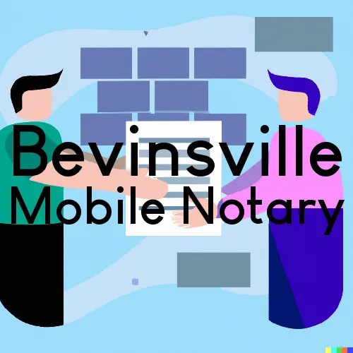 Bevinsville, KY Mobile Notary and Signing Agent, “U.S. LSS“ 
