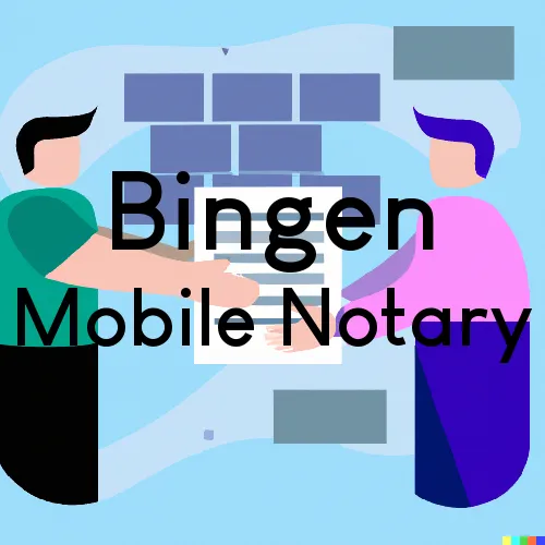 Bingen, WA Mobile Notary and Traveling Signing Services 