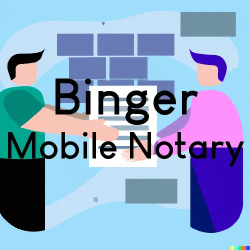 Binger, OK Traveling Notary Services