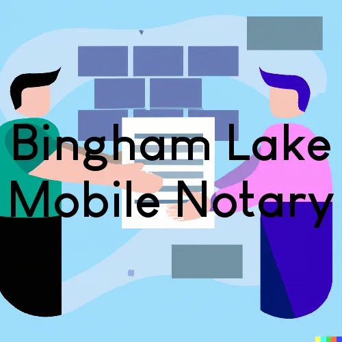 Traveling Notary in Bingham Lake, MN