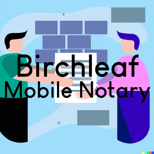 Birchleaf, VA Traveling Notary Services