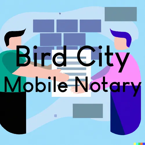 Bird City, KS Mobile Notary Signing Agents in zip code area 67731