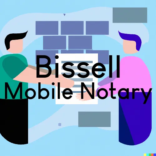 Bissell, IL Traveling Notary, “U.S. LSS“ 