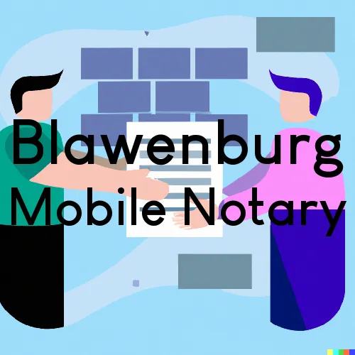 Traveling Notary in Blawenburg, NJ