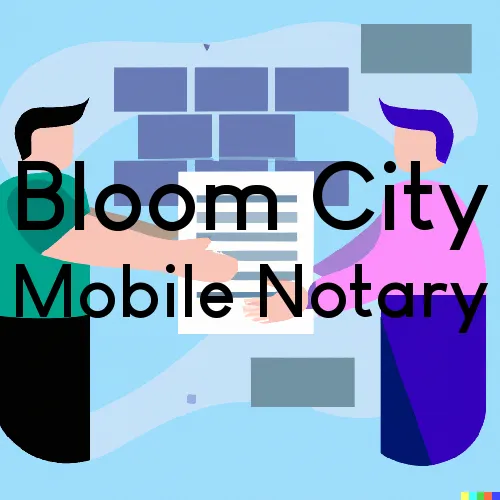 Bloom City, WI Mobile Notary and Traveling Signing Services 