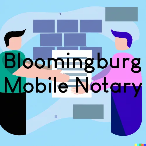 Bloomingburg, NY Mobile Notary Signing Agents in zip code area 12721
