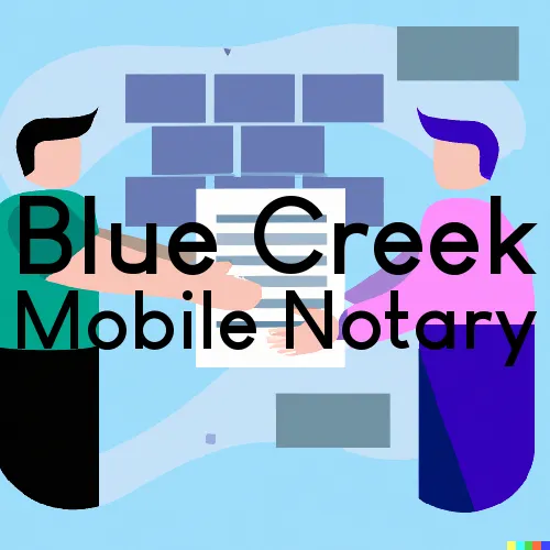 Traveling Notary in Blue Creek, WV