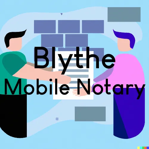 Blythe, CA Mobile Notary and Traveling Signing Services 