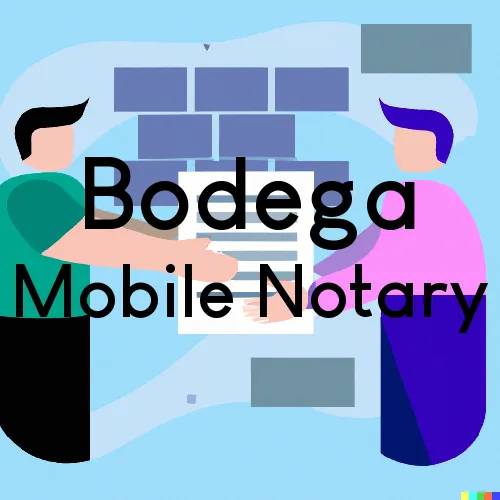 Bodega, CA Mobile Notary and Signing Agent, “Gotcha Good“ 