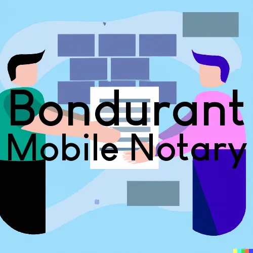 Traveling Notary in Bondurant, IA