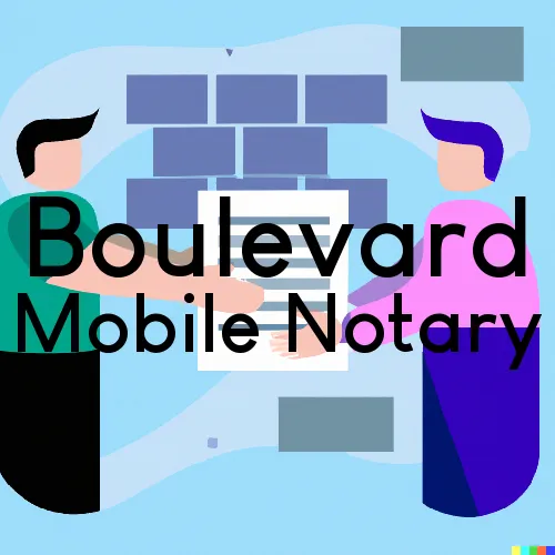 Boulevard, CA Mobile Notary and Traveling Signing Services 