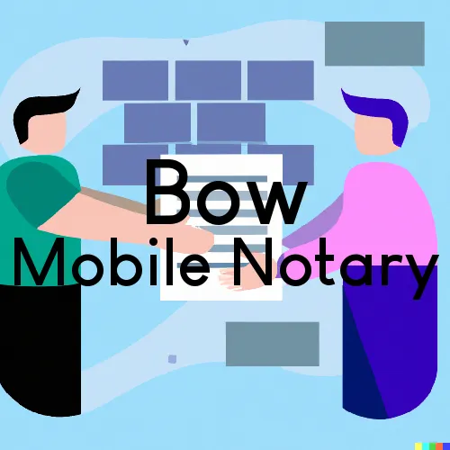 Bow, KY Mobile Notary Signing Agents in zip code area 42717
