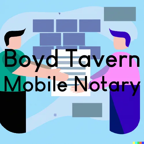 Boyd Tavern, Virginia Traveling Notaries