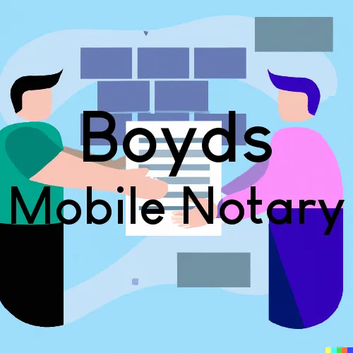 Boyds, MD Traveling Notary, “Munford Smith & Son Notary“ 