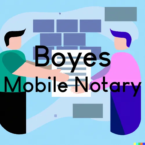Boyes, Montana Online Notary Services