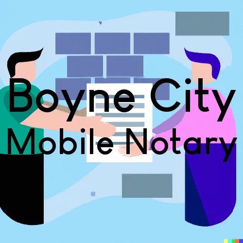 Boyne City, MI Mobile Notary and Traveling Signing Services 