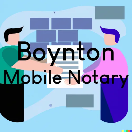 Boynton, PA Mobile Notary and Traveling Signing Services 