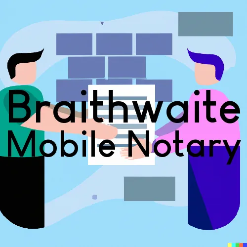 Braithwaite, LA Traveling Notary Services