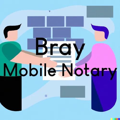 Bray, OK Traveling Notary Services