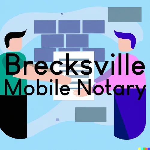 Brecksville, OH Mobile Notary Signing Agents in zip code area 44141