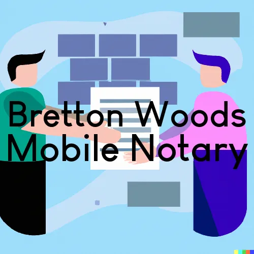Bretton Woods, NH Mobile Notary Signing Agents in zip code area 03575