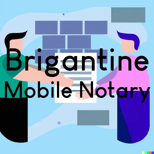 Brigantine, NJ Mobile Notary Signing Agents in zip code area 08203