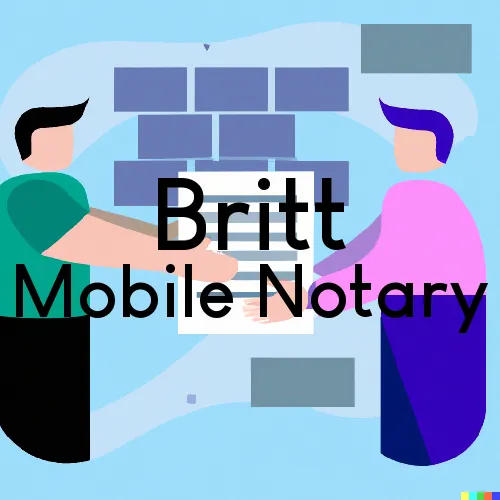 Traveling Notary in Britt, MN