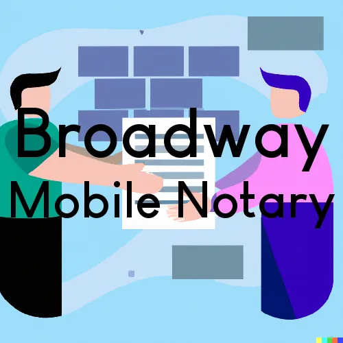 Traveling Notary in Broadway, NJ