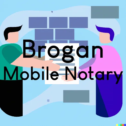 Brogan, OR Traveling Notary Services