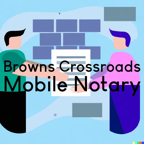 Browns Crossroads, KY Mobile Notary Signing Agents in zip code area 42602