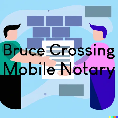 Bruce Crossing, Michigan Traveling Notaries
