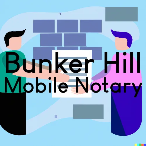 Traveling Notary in Bunker Hill, IN