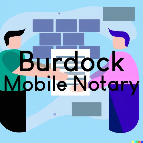 Burdock, SD Traveling Notary, “Munford Smith & Son Notary“ 