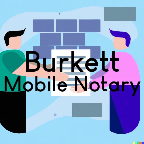 Burkett, TX Traveling Notary Services