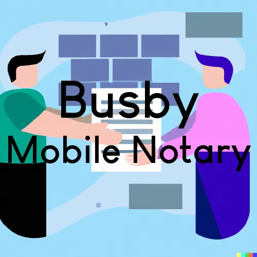 Busby, Montana Online Notary Services