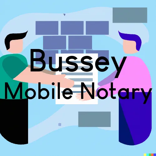 Bussey, IA Traveling Notary Services