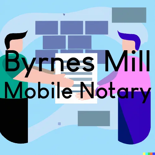 Traveling Notary in Byrnes Mill, MO