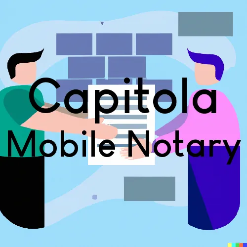 Capitola, CA Mobile Notary and Traveling Signing Services 