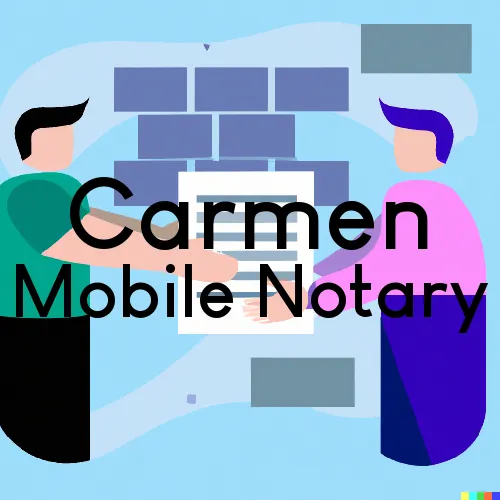 Traveling Notary in Carmen, OK