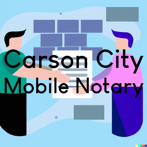 Carson City, NV Mobile Notary and Traveling Signing Services 