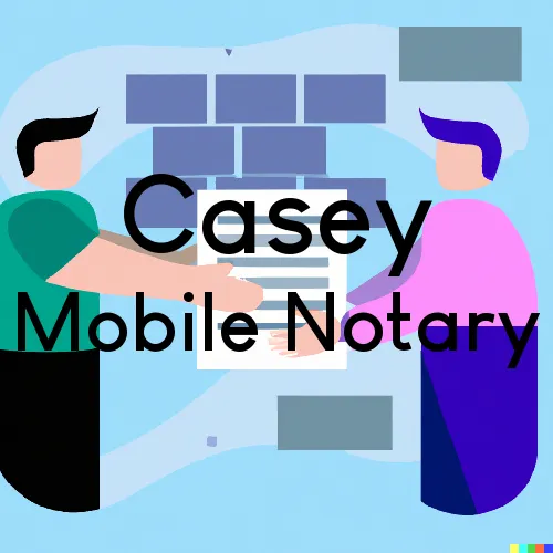 Casey, IL Mobile Notary and Traveling Signing Services 