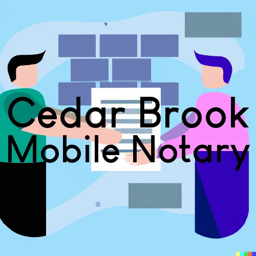 Traveling Notary in Cedar Brook, NJ