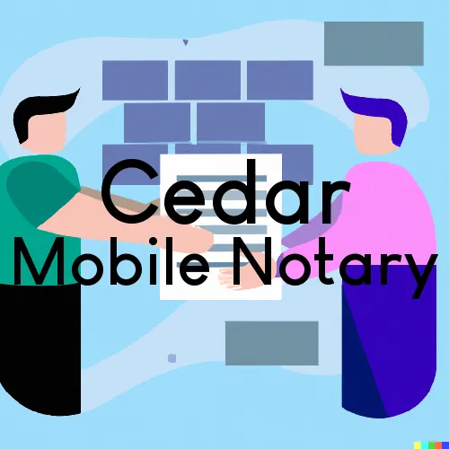 Traveling Notary in Cedar, KS