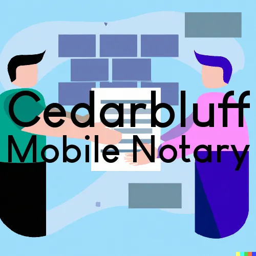 Cedarbluff, MS Traveling Notary Services
