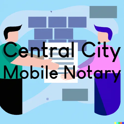 Central City, IA Mobile Notary and Traveling Signing Services 