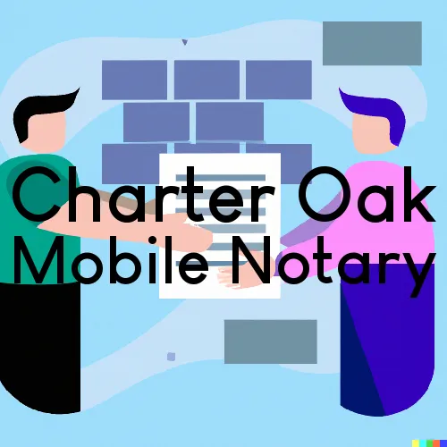Traveling Notary in Charter Oak, IA