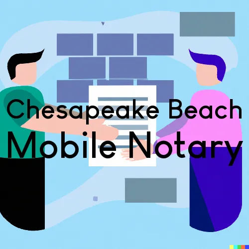 Chesapeake Beach, MD Traveling Notary Services