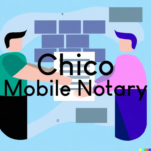 Chico, TX Mobile Notary and Traveling Signing Services 